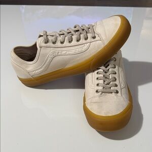 Vans Eco Theory Natural Double Light
Canvas Gum Sole Sneakers Size 13